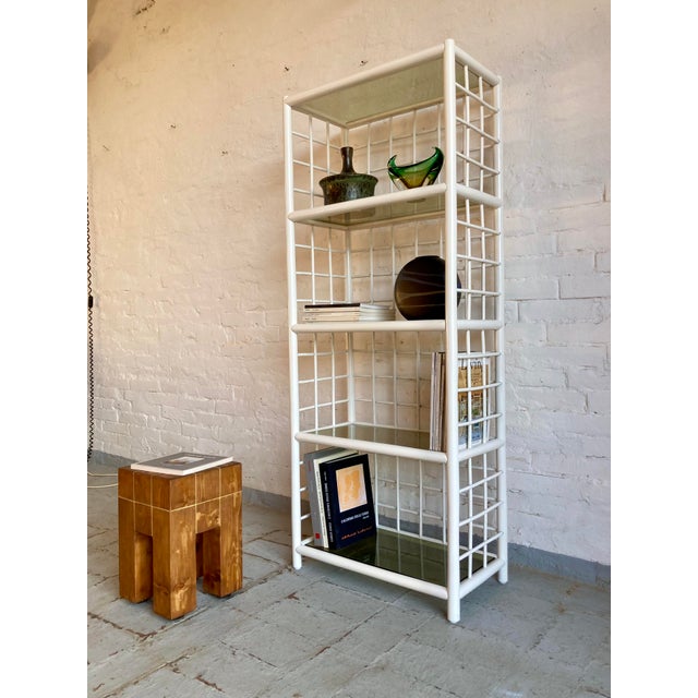 Italian Bookcase in Lacquered Wood, 1980s For Sale - Image 12 of 12