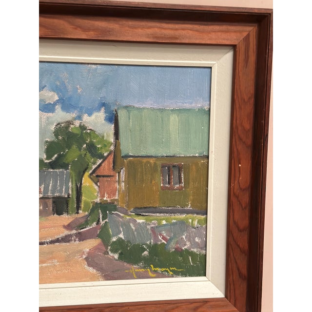 Henry Mayne, Skånemotiv, 1960s, Oil on Panel For Sale - Image 8 of 18