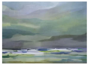 Zigmunds Snore, At the Sea, 2020, Watercolor on Paper