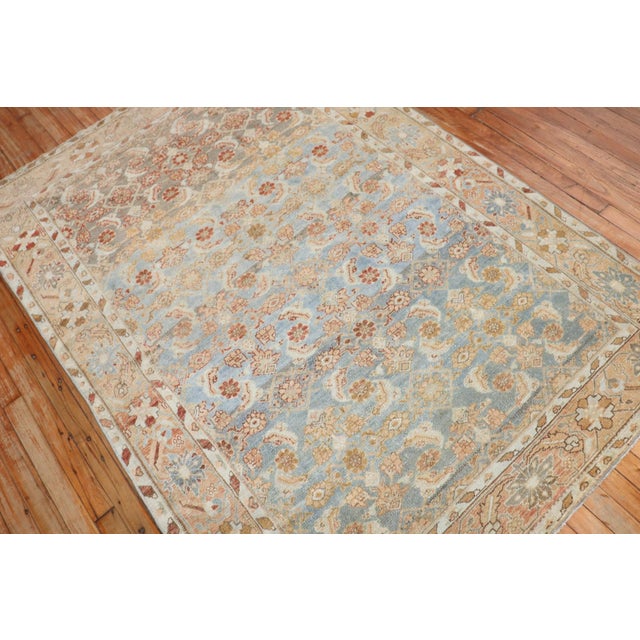 Early 20th Century Persian Antique Herati Malayer Rug - 4'6" x 6'5" For Sale - Image 5 of 8