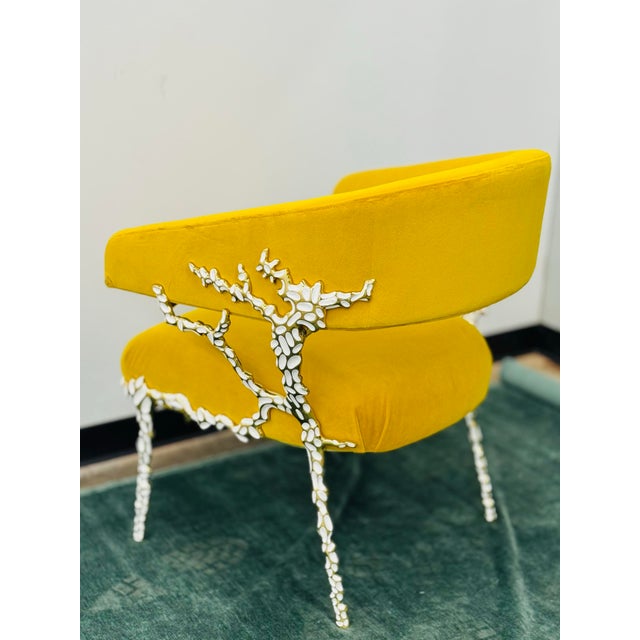 Paint Caracole Glimmer of Hope Chair For Sale - Image 7 of 11