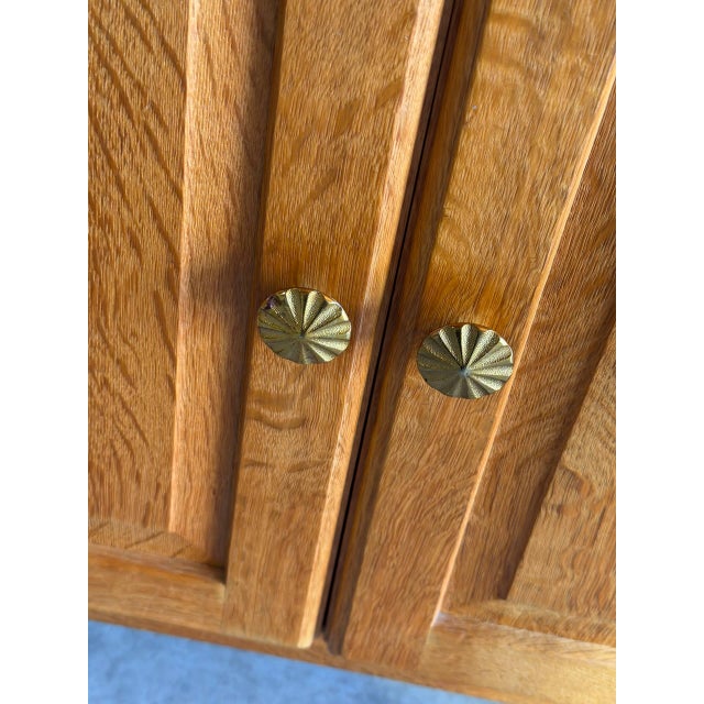 Danish Oak Small Storage Cabinet Mid-Century Modern 1970s For Sale - Image 9 of 10