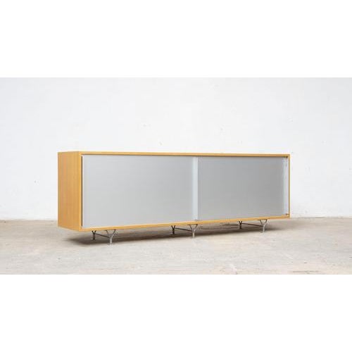 Metal MI 806 Aluminium Sideboard by Bruno Mathsson, 1960s For Sale - Image 7 of 10