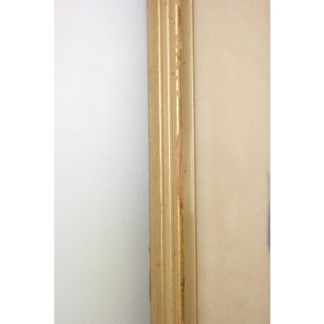 Wood Vintage Tip Freeman Watercolor Painting For Sale - Image 7 of 8