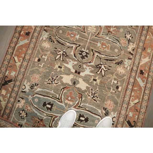 Textile Antique Bidjar Rug - 5'3" x 6'11" For Sale - Image 7 of 11