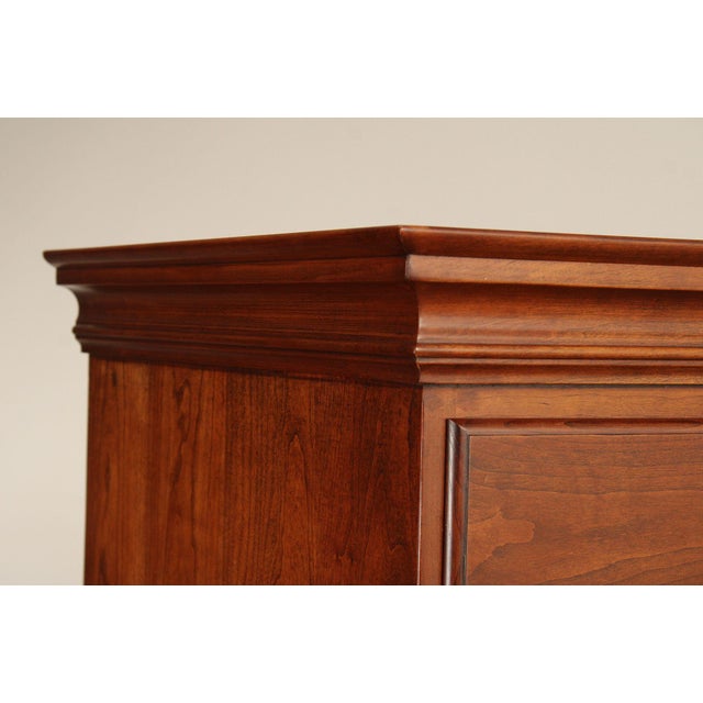 Custom Crafted Queen Anne Style Cherry Highboy Chest For Sale - Image 18 of 18