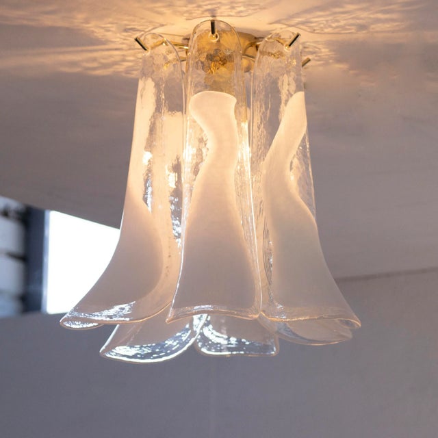 Ceiling lamp with murano glass selle, ceiling chandelier diameter 30 cm design made in italy type: chandelier made in...