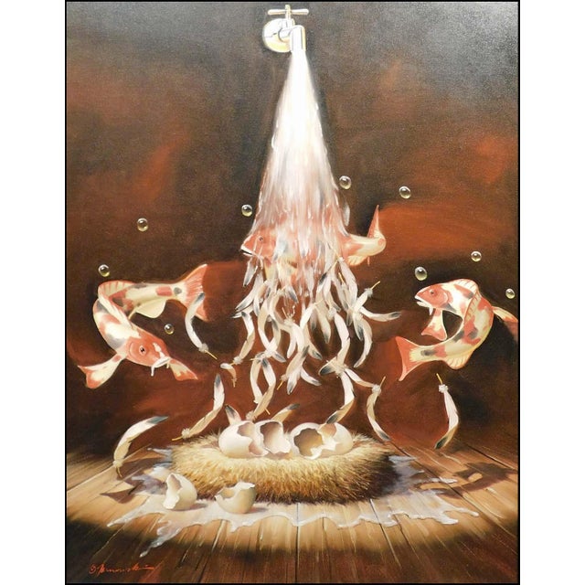 "Flood Of Inspiration" Original Oil on Canvas painting by Glen Tarnowski Hand Signed by the artist Image Size: 40" x 30"...