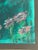 1980s 1980s Abstract Florals in Green Grass by Elia in Silver Frame For Sale - Image 5 of 5