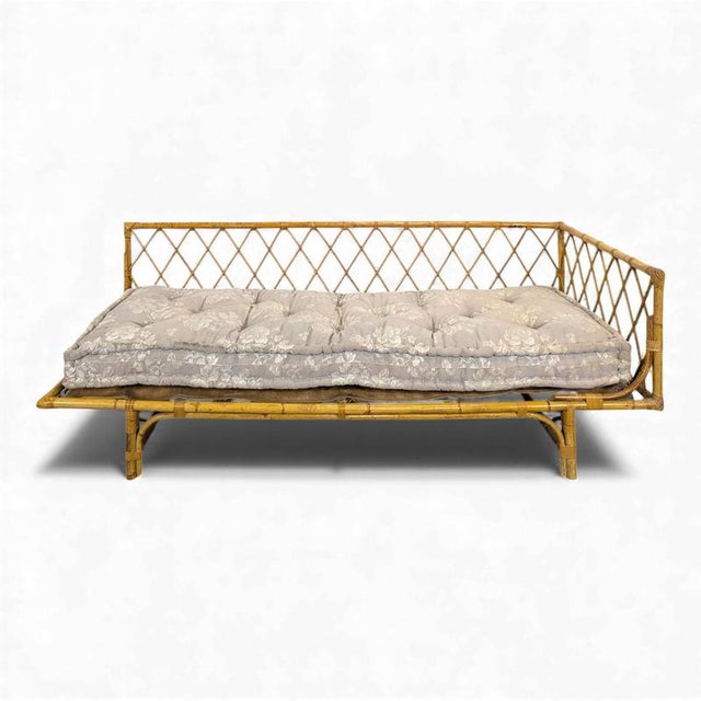 Daybed in Bamboo and Rattan For Sale - Image 10 of 10