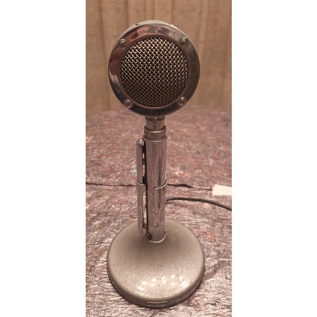 Vintage Astatic Microphone, 1960, in Flawless conditions. Designed 1950 to 1959 This piece has an attribution mark, I am...