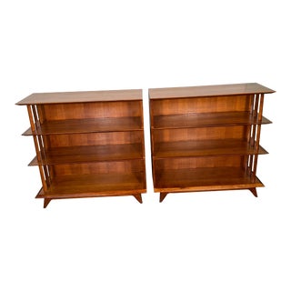 Mid 20th Century Mid Century Modern Pair of Book Cases For Sale