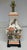 This is a fabulous Chinoiserie ceramic lamp made by high-end maker, Quoizel, probably dating to the 1980s. Handpainted...