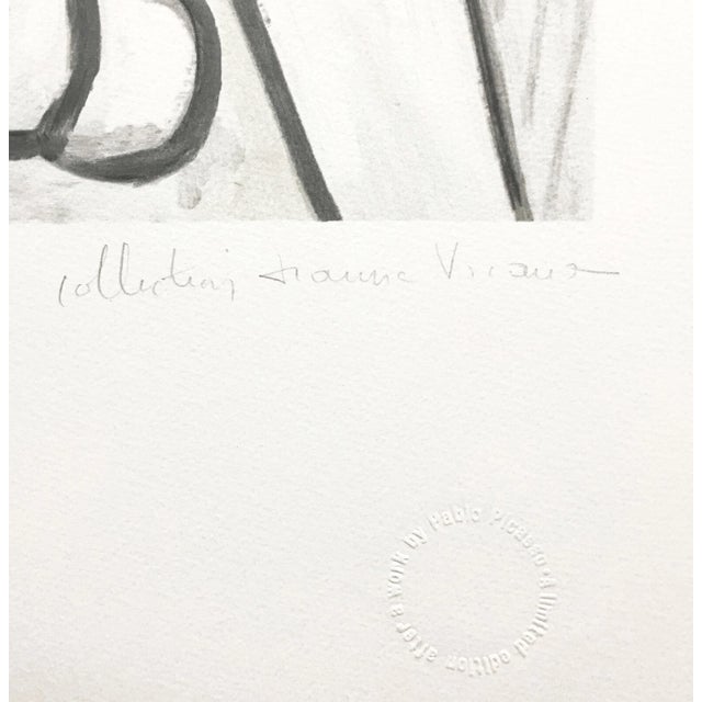 Artist: Pablo Picasso (after) Title: Buste De Petite Fille Medium: Lithograph on Arches paper Sheet size: 28.5 x 21.5...