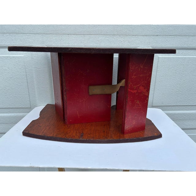 1940s 1940s Wood Painted Swan Rocker For Sale - Image 5 of 11