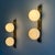 Stilnovo Brass and Opaline Glass Double Sconces, Italy, 1960s, Set of 2 For Sale - Image 3 of 18