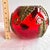 1970s Fifth Ave Crystal Ltd. Red Tealight Candle Potpourri Bowl Vase With Gold Leaves For Sale - Image 9 of 12