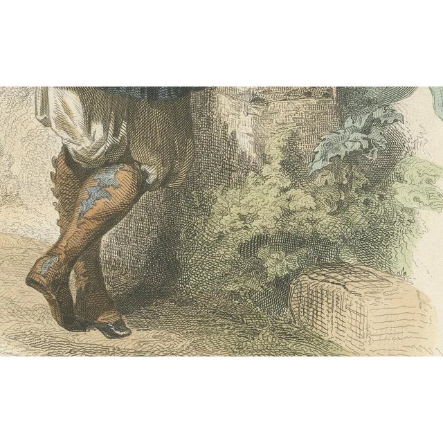 Compte-Calix, Sardinian Man, Bosa, Italy, 1853, Hand-Colored Print For Sale - Image 3 of 13