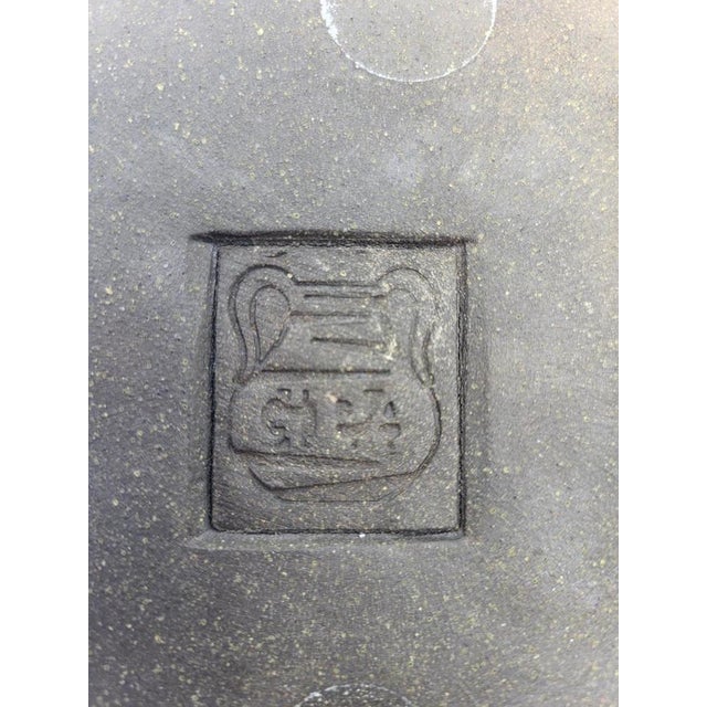 Brown Vintage Ceramic Stoneware Ashtray, 1950s For Sale - Image 8 of 13