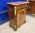 Magnificent French marquetry commode with marble inlays Louis XV style. Stunning French commode. Has a beautiful gold...