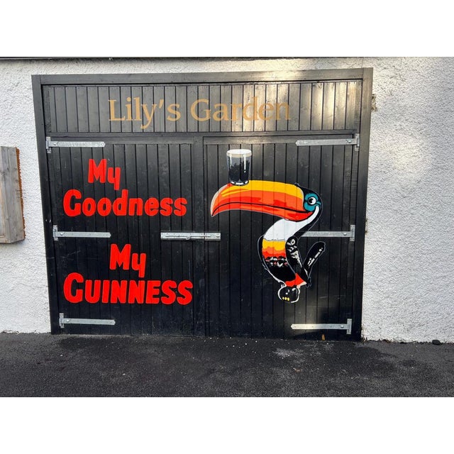 Vintage Cast Iron Statue Guinness Toucan in the style of John Gilroy For Sale - Image 3 of 6