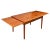 Danish MCM Teak Dining Room Table With Two Pull-Out Extension Leaves , 1960's For Sale - Image 4 of 12