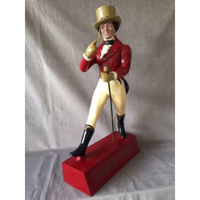 Large Vintage Advertising Figure of Johnnie Walker fhe Dandy