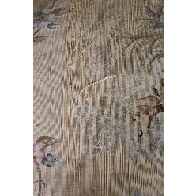 Gold French Louis XVI Giltwood Five Piece Salon Parlor Set With Aubusson C. 1890s For Sale - Image 8 of 17