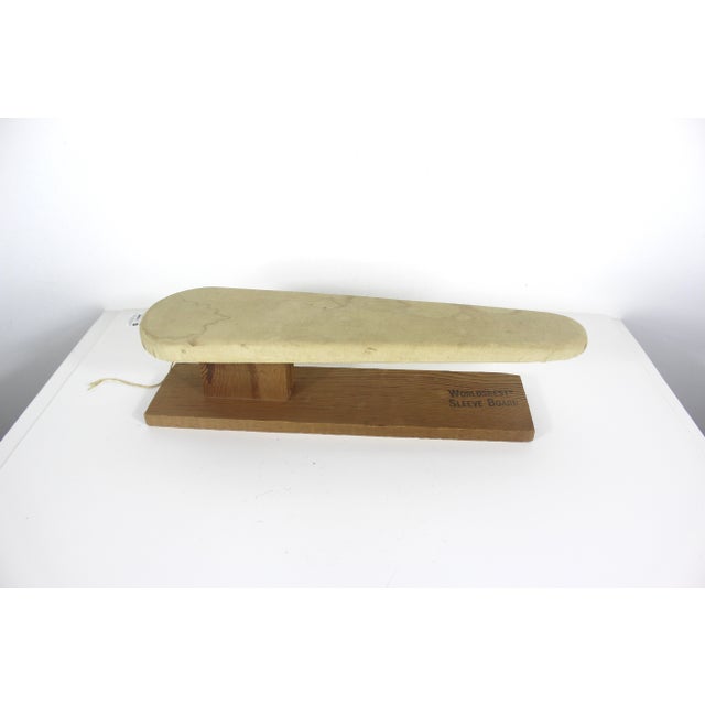 Brown Vintage Wood Ironing Board For Sale - Image 8 of 8