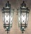 Large Pair of Handcrafted Wall-Mounted Solid Brass Lanterns / Sconces For Sale - Image 4 of 18