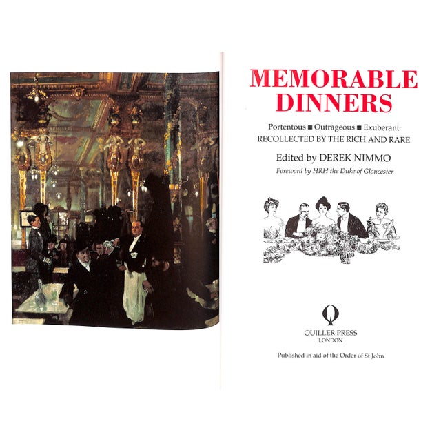 Portentous, Outrageous, Exuberant Recollected by the Rich and Rare. NIMMO, Derek [edited by] [160] pp. Quiller Press 1991...