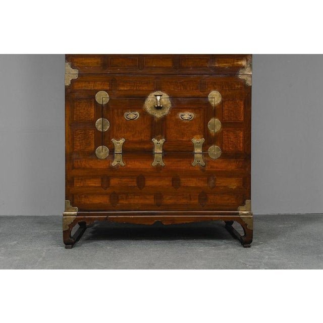 Brown Asian Wooden Cabinet, 1900s For Sale - Image 8 of 18