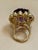 50 Carat Amethyst Cocktail Ring in Solid 18 Karat Yellow Gold 29 Grams For Sale In New York - Image 6 of 18