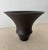 Minimalist Textured Grey, flared "Vase 028" by Nozumi Fujii, Japanese Ceramicist who combines traditional Japanese ceramic...