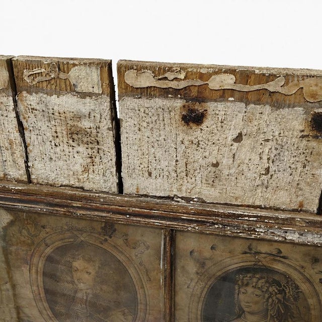 French Mirror with Engravings, 1600s For Sale - Image 4 of 9
