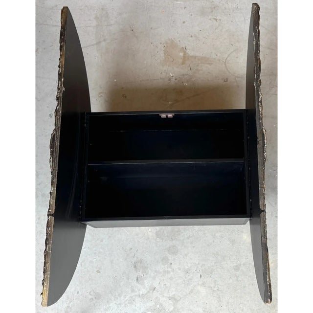 Adrian Pearsall Brutalist Hanging Disc Bar for Craft Associates USA, circa 1970. Item is unsigned. Adrian Pearsall did not...