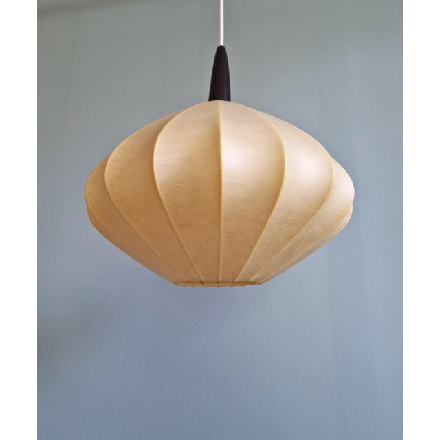 Mid-Century Modern Vintage Cocoon Pendant Light, 1960 For Sale - Image 3 of 18