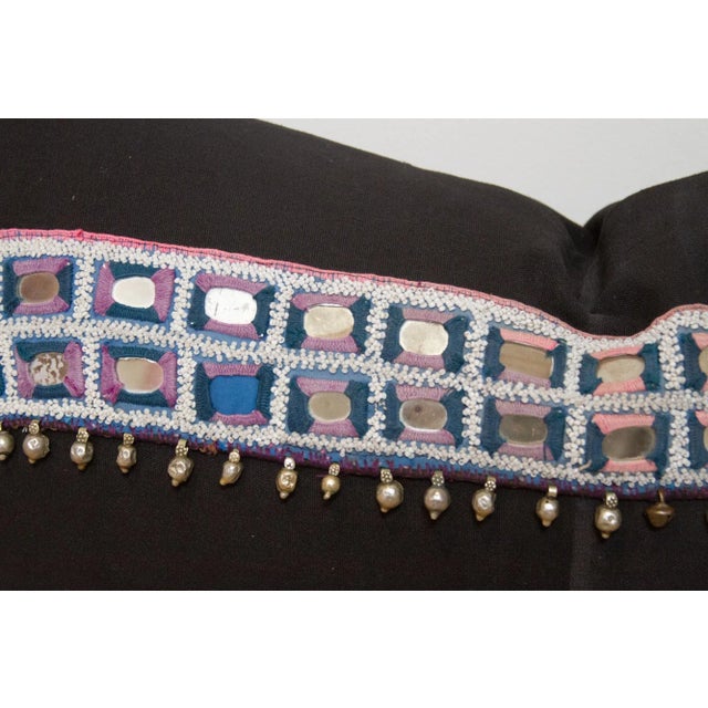 Tribal Mirror Nomad Lumbar Pillow For Sale - Image 3 of 6