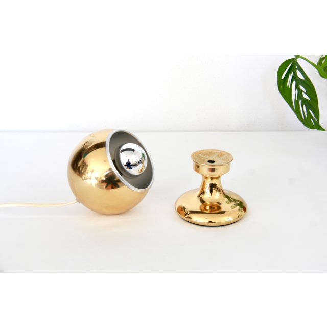 Vintage Space Age Eye Ball Table Lamp, Italy, 1970s For Sale - Image 6 of 10