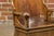 Rustic 19th Century English Walnut Lambing Chair with Carved Base For Sale - Image 10 of 12