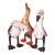 Rustic Wooden Duck Trio For Sale