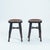 Antique Walnut Stools from Gaskell and Chambers, 1890s, Set of 2, in Very Good conditions. Designed 1890 to 1919 I have...