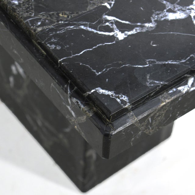 1980s Marble Side Table Attributed to Ello For Sale - Image 9 of 11