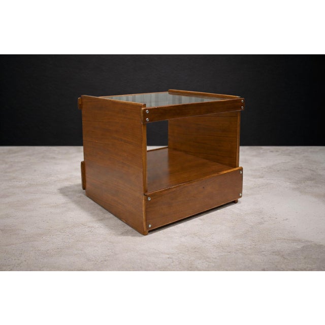 1960s Bar Cart in Hardwood With Shelf, Sergio Rodrigues, 1960s For Sale - Image 5 of 7