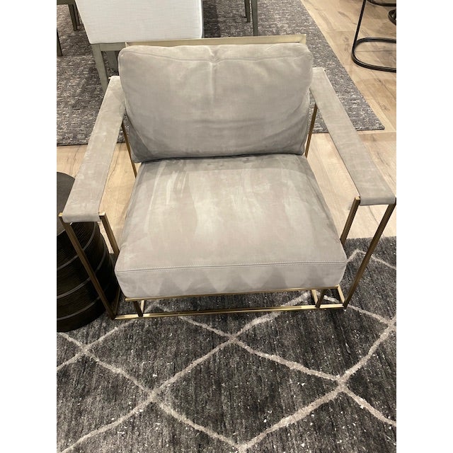 Set of Two Milo Baughman for Restoration Hardware Chairs For Sale In Sacramento - Image 6 of 13