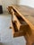 Farmhouse Vintage Rustic Pine Farmhouse Writing Desk With Turned Legs & Five Drawers For Sale - Image 3 of 12