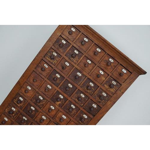 Early 20th Century French Oak Jewelers Cabinet For Sale - Image 13 of 18