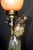 Antique French Art Nouveau Figural Bronze Table Lamp by A.J. Scottie, 1900s For Sale - Image 3 of 18