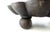 Farmhouse Vintage Brass & Cast Iron Fireplace Tool Stand With Scalloped Ash Tray For Sale - Image 3 of 12