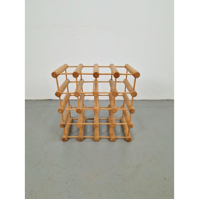 Vintage Wine Rack attributed to Richard Nissen for Langaa, Denmark, 1960s For Sale - Image 4 of 8